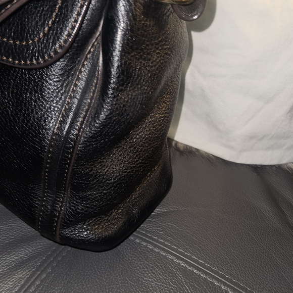 MCM 2 Way Leather Satchel - Picture 7 of 8